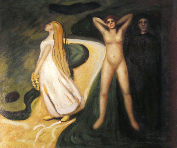Woman in Three Stages by Edvard Munch